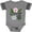 Football Heather and Smoke, variant on Inktastic Mississippi Girl Magnolia Flowers and Leaves Girls Baby Bodysuit