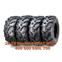 (4) WANDA 25X8X12 25X10X12 fit 10-19 Bennche GRAY WOLF 400 500 550L 700 ATV Tire Set Super Mud