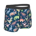thumbnail image 2 of KLL Dinosaur Men's Cotton Boxer Briefs Underwear-Medium, 2 of 8