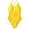Yellow, variant on SEMPAI Women Sexy Lace Up One Piece Swimsuit Deep Plunge V Neck High Cut Bathing Suits Summer Beach Swimwear for Ladies
