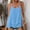 *Blue, variant on ClodeEU Women's Scoop Neck Sleeveless Spaghetti Strap Tank Top ,Double Layers Casual Blouse Beige,Womens Plus L