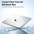 thumbnail image 3 of For MacBook Neo 13 Inch Hard Shell Case (2026 Model A3404)+Keyboard Cover+Screen Protector, Lightweight & Scratch-Resistant, Crystal Clear, 3 of 7