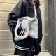 thumbnail image 5 of Bolso Hombro Brillante para Mujer Bolso Punto Brillante para Axila Bolso para Niña (plateado), 5 of 8