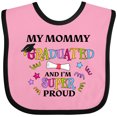 thumbnail image 3 of Inktastic My Mommy Graduated and I'm Super Proud Boys or Girls Baby Bib, 3 of 4