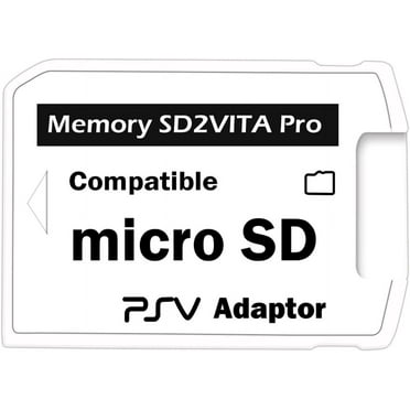 2Pcs Sd2Vita Pro Adapter 3.0 Compatible with Ps Vita 3.60 Henkaku Micro Sd Memory Card Psvita