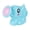 Blue, variant on Pink Cute Elephant Shape Watering Can Toy Pink For Kids Baby Bath Shower Beach Play Watering Flowers