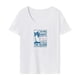 thumbnail image 1 of Camiseta de verano con cuello redondo para mujer, para viaje, mochilero, regalo del día de San Valentín M, 1 of 7