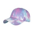 thumbnail image 4 of Toptie Criss Cross Tie Dye Ponytail Baseball Cap for Women, Washed Messy High Bun Ponytail Hat, 4 of 8