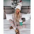 thumbnail image 4 of Christmas Family Matching Pajamas Set 2023 Mom Dad Kids Elk Print 2Pcs Clothes Baby Romper Family Look Soft Sleepwear Xmas Gift, 4 of 4
