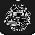 thumbnail image 4 of Inktastic Rockabilly Hotrod Boys or Girls Baby Bib, 4 of 4