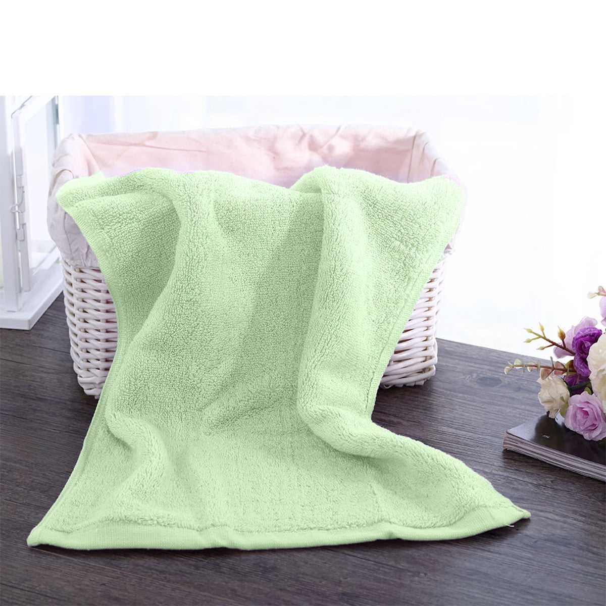 4 Piece Towel Set Wash Bath Towels Absorbent and Soft Wash Face Towel