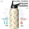 thumbnail image 3 of 32oz Cute Duck Water Bottle with Handle and Flip Straw, Sports Stainless Steel Insulated Cup, Travel Coffee Mug Tumbler, Birthday Mothers Day Chritmas Gifts for Women Animal Lovers, 3 of 6
