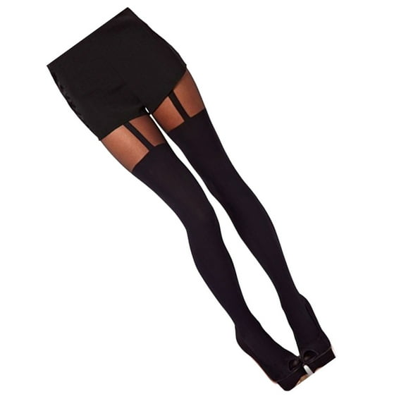 HEALEEP 1Pack Thigh High Stockings Black Slip Prevention Good Elasticity For Lingerie Use