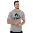 thumbnail image 2 of Big Little Spoons Cute Matching Set Men's Graphic T Shirt Tees Brisco Brands M, 2 of 4