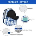 thumbnail image 4 of "Wildflower Themed Backpack for College - Sunflower Print Water-Resistant Backpack, Large Main Compartment, Comfortable for Daily Commute & Campus Use", 4 of 6