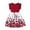 b-Red, variant on Summer Dress Girls Ruffle Sleeve Butterfly Print Girls Casual Dresses A-Line Party Dress Girl Dresses Size 7-8 Years