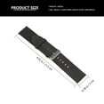 thumbnail image 2 of STRANDCHIC Black Watchband Replacement Strap for Smartwatch Comfortable Smooth Fit, 2 of 7