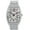Silver, variant on 42mm Montres Carlo Modern Full Stones Fashion Luxury Women Dress Bracelet Watch (Silver)