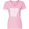 thumbnail image 3 of Inktastic Arkansas Silhouette Mandala Women's V-Neck T-Shirt, 3 of 5