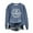 Navy, variant on Up To 50% Off Women'S Sweatshirts Women's English Printed Your Little Of Sarcastic Sunshine Has Arrived Round Neck Simple Retro Hoodless Sweatshirt