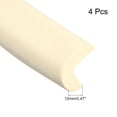 thumbnail image 3 of Uxcell Corner Guards Protectors 6.56ft(2M), 4 Pack Foam Bumper L Shape, Beige, 3 of 5