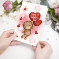thumbnail image 2 of Tarjeta de San Valentín Oamiolek Cute Bear Baby 1st Year, 2 of 4