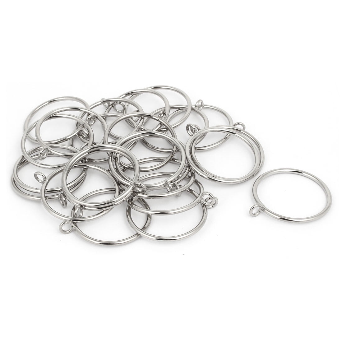 Rideaux oeillet Rideau métallique ton anneaux argent 55mm Diamètre intérieur 24pcs Rideaux oeillet Rideau métallique ton anneaux argent 55mm Diamètre intérieur 24pcs
