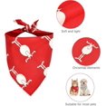 thumbnail image 2 of 4 Bandanas para Perros de Navidad, Bandana Triángulo de Navidad Ajustable para Perros, Bandana para Mascotas Lavable Decoraciones de Navidad, para Perros pequeños, Medianos, Grandes y,11 Feliz Sencillez, 2 of 5