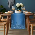 thumbnail image 2 of Modern Blue Table Runner - 72 Inch Long, Kitchen Dining Table Runner Dresser Scarves, Abstract Diamond Luxury Gradient Farmhouse Decor for Coffee Tables Wedding Party Banquet, 2 of 8