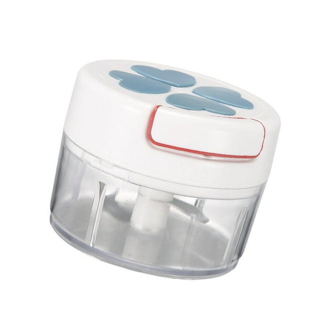 Matsuzay Prensa de ajo 170 ml Cocina Pimienta Picadora Picadora Manual Molinillo de jengibre portátil Cocina y Comedor Azul