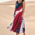 thumbnail image 1 of FcBaudy Robe Sans Manches Col Rond, Robes d'Été pour Femmes, Robes Femmes Robe Longue Imprimée Sans Manches Col Rond Robe Femmes, 1 of 5