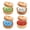 4pcs*c, variant on Yippzo Large Crying Dumpling Squishy Stress Ball, 3.35 Inch Jumbo Rainbow Mystery Squishy Bun Sensory Toys for Anxiety Relief Fidget, for Party Favors