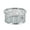 Silver, variant on Wire Mesh Paperclip Holder Small Round Desk Organizer for Office Home Supplies 3.5x3.1x1.4 Inch