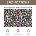 thumbnail image 3 of Placemat, Pioneer Flower Floral Print Pattern Place Mats Table Mat Set Of 2, PVC Washable Placemats for Party Kitchen Dining Decoration, 18x12 Inch, Fade Resistant, 3 of 6