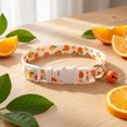 thumbnail image 6 of Fruit Print Cats Collar with Jingler Adjustable 20-28cm Safety Buckle for Indoor and Outdoor, 6 of 7