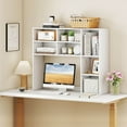 thumbnail image 2 of Costway Desktop Bookshelf with 7 Open Cubbies & 3 Adjustable Shelves for Home Office Dorm White, 2 of 10