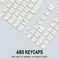 thumbnail image 4 of YIEMEEN 104Keys ABS Keycaps Korean Backlit Keycap OEM Profile for Mx Mechanical Keyboard with Translucent Layer, 4 of 10
