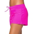 thumbnail image 5 of SHEWIN Ladies Board Shorts Summer Tankini Bottoms with Front Tie Drawstring Swimming Panty for Women Rose XL, 5 of 10