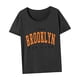 thumbnail image 5 of Camiseta para mujer Ropa de verano Camisa con cuello redondo para viajes, trabajo, deportes, uso diario XL, 5 of 7