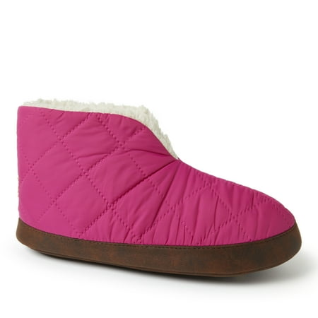 

Dearfoams Women s Haven Warm Up Nylon Bootie Slippers