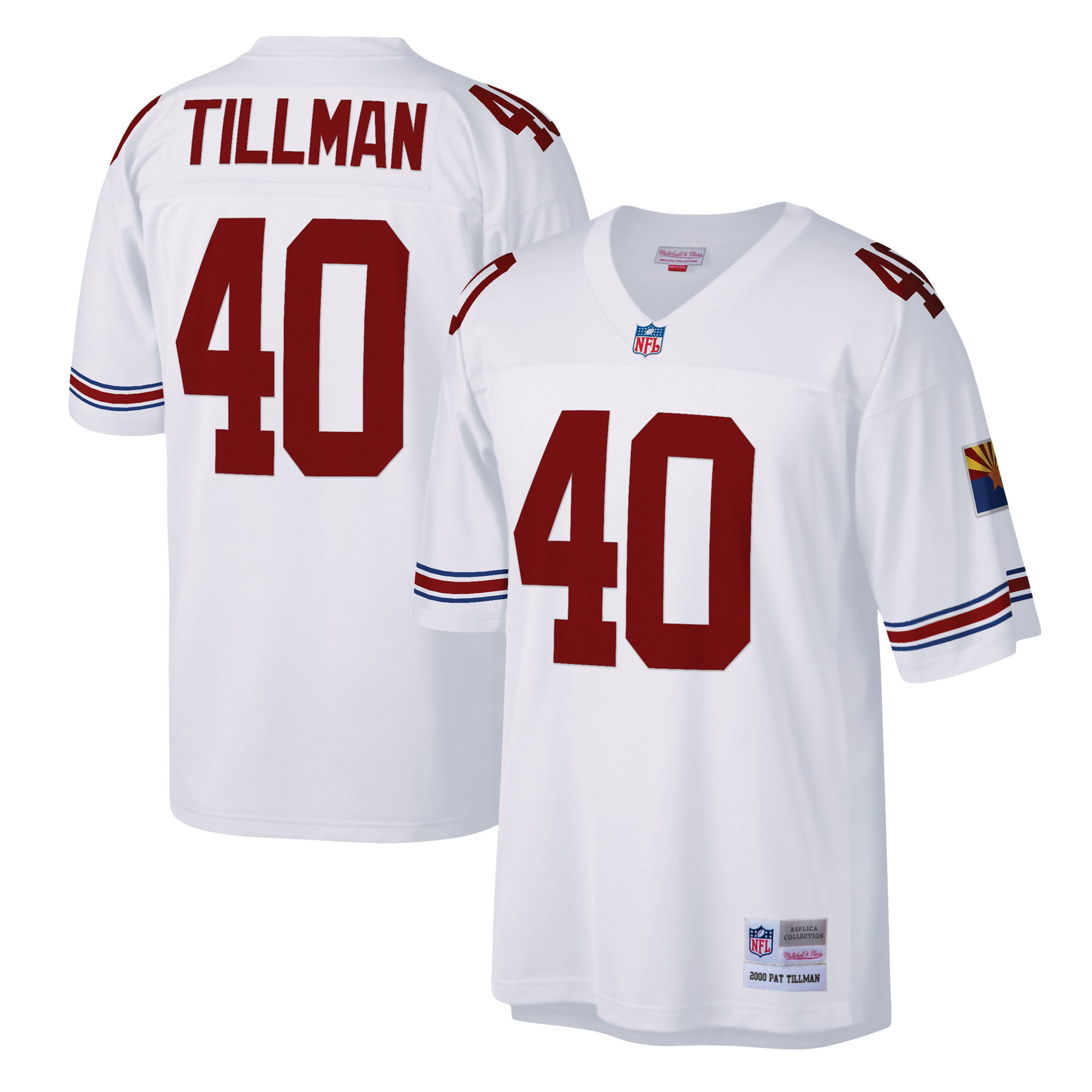 Pat Tillman Arizona Cardinals Mitchell & Ness Legacy Replica Jersey - White - Walmart.com