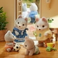 thumbnail image 4 of Calico Critters Husky Brother & Sister's Tandem Cycling Set, Dollhouse Playset with Figures and Accessories, 4 of 5