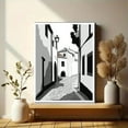thumbnail image 6 of Black and White European Street Canvas Art Print， Suitable for Living Room， Bedroom， Office， Hallway， and Kitchen Decoration., 6 of 8