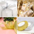 thumbnail image 5 of Embalaje de cinta Caja de regalo de cinta Cinta dorada y plateada Decoraciones de boda Navidad, 5 of 5