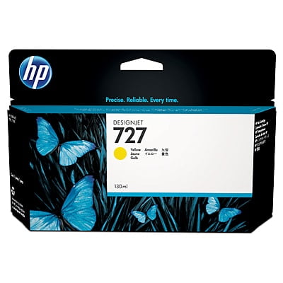130 Ml Yellow Ink - HP 727 130-ml Yellow DesignJet Ink Cartridge