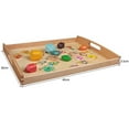 thumbnail image 4 of Bandejas Montessori,Bandejas de madera de forma rectangular Montessori,Montessori Materiales Madera Juguete Madera,Bandeja de servicio Bandejas de madera Asas Bandeja Juguetes,Bandeja de Madera SM SunniMix Bandejas Montessori, 4 of 8