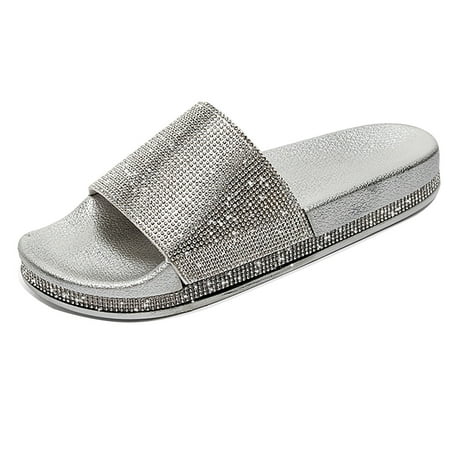 

Toe Sandals for Women Beauty Diamond Sandals Casual Flip-Flops Women Hiking Sandals for Women Leather