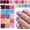 Short Square Matte, variant on 360 count  Press  Nails Matte Short Square   Nails Tips Full Cover  Colored Artificial Fingernails Manicure Decor for  Girls Women  Design
