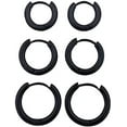thumbnail image 1 of Pendientes de aro de acero inoxidable Pendientes de aro quirúrgico 8mm 10mm 12mm Cartílago Helix Sleeper Pendiente para hombres mujeres niñas niños brand modelStyleType, 1 of 1