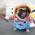 thumbnail image 4 of L Disfraz de Perro de muñeca Mortal Disfraz de Perro Divertido Disfraz de Halloween Ropa de Fiesta para Perros Ropa de Navidad para Mascotas Adecuada para Cachorros y medianos, 4 of 4